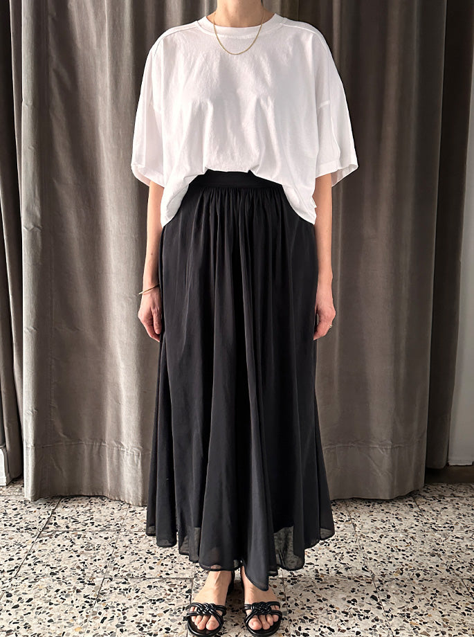 Forte Forte - My Skirt 14911 Voile Midi Noir