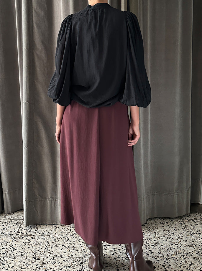 Forte Forte - My Skirt Midi Bordeaux