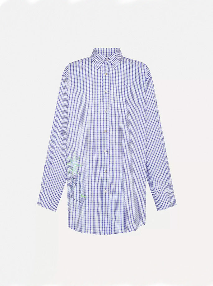 Forte Forte - My Shirt Broderet Lillac