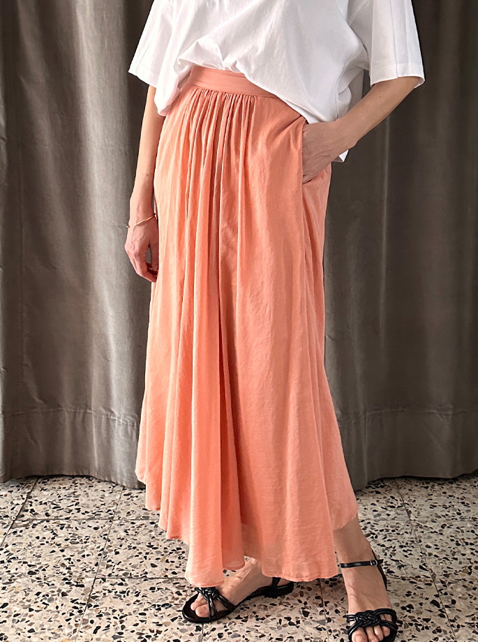 Forte Forte - My Skirt 14911 Voile Midi Roseo