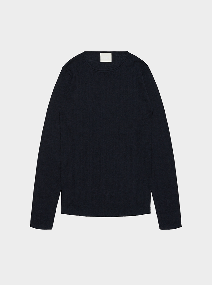 Fub - Rib Bluse navy