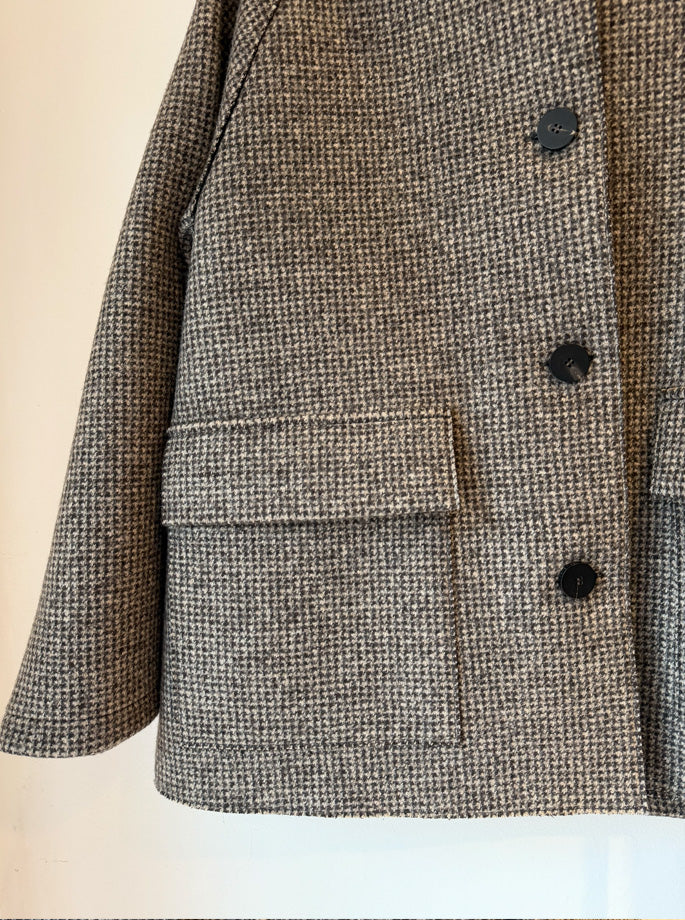Harris Wharf - Raglan jakke i cashmere blend