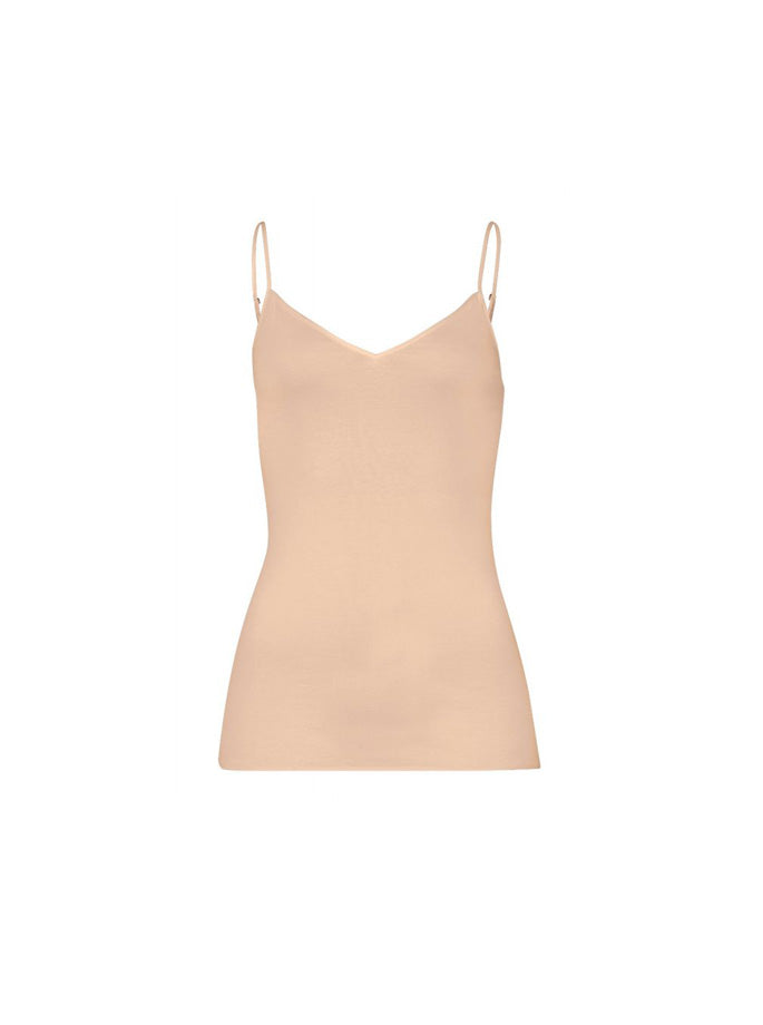 Hanro - Bomulds Top uden sømme Beige