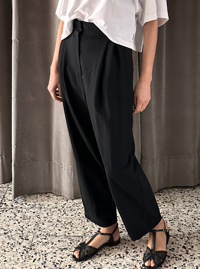 Harris Wharf - Carrot Bukser Sort