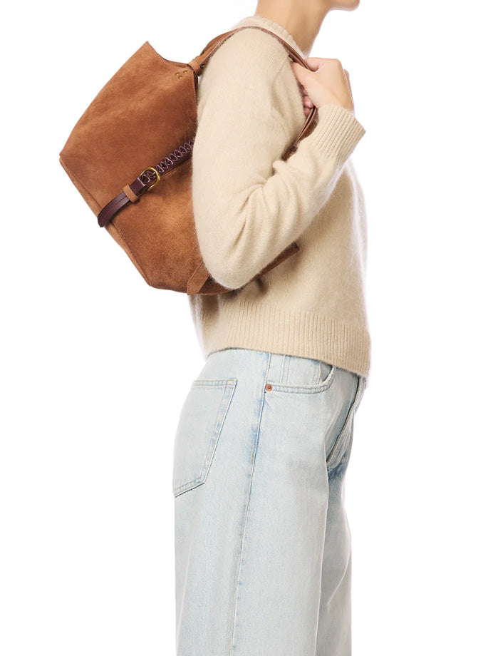 Jerome Dreyfuss - Joseph S Split Suede Taske Caramel