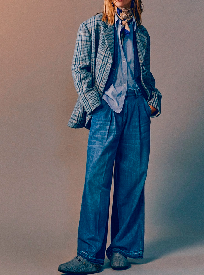 Momoni - Oak Bukser Blue Jeans