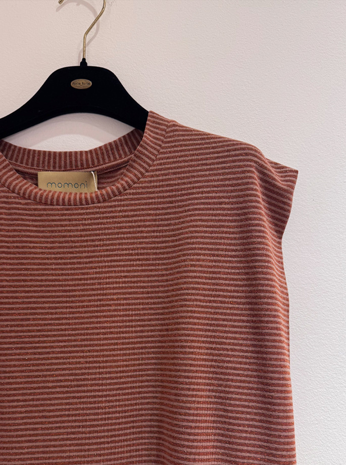Momoni - Enna T-Shirt Tera/Ruggine