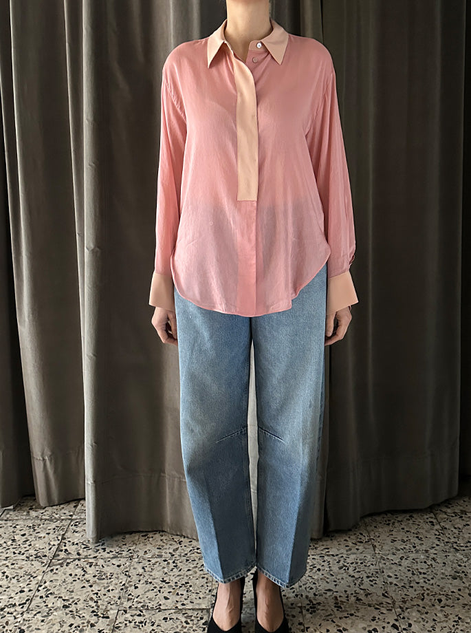 Forte Forte - My Shirt Crepe de Chine Peonia