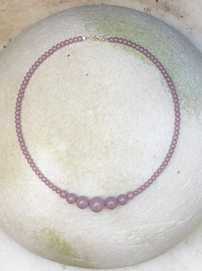 Lemonade Necklace No3 - plum