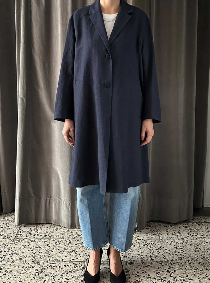 Pomandere - 6195 Frakke Night Blue