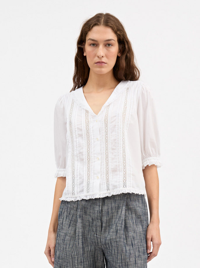 Skall Studio - Magnolia Kortærmet Bluse