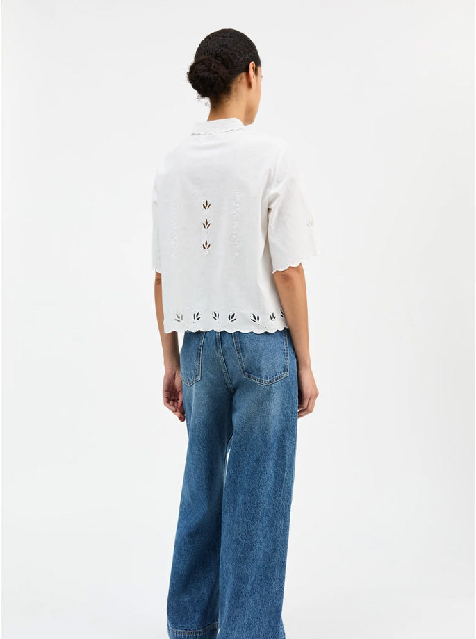 Skall Studio - Fleurie skjorte Optic White