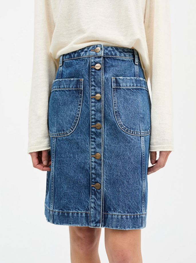 Skall - Margaux Nederdel Slouchy Blue