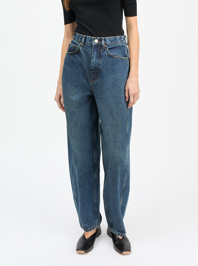 Skall - Bille barrel jeans i blå