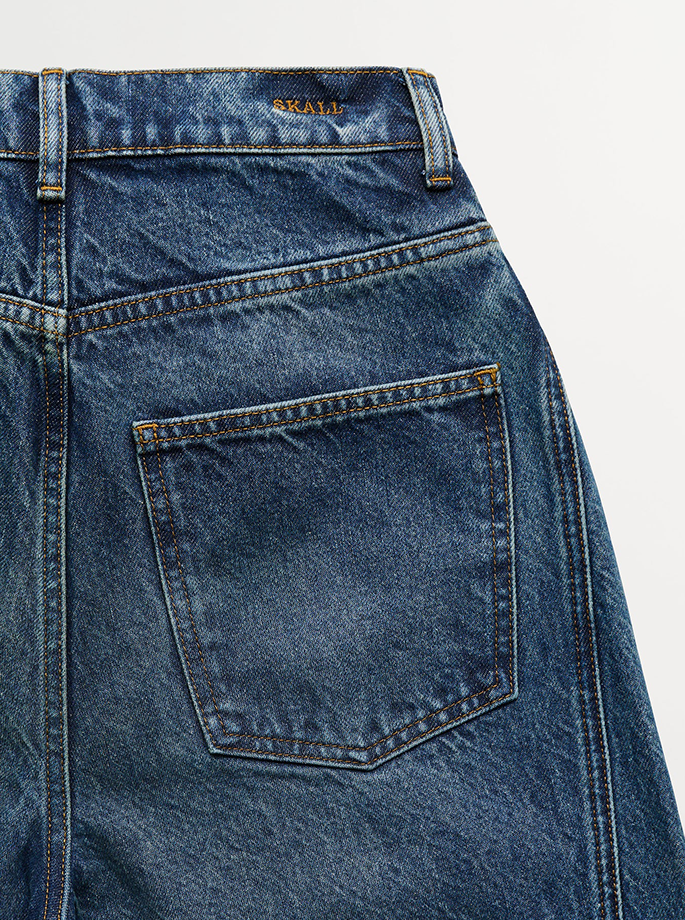 Skall - Bille barrel jeans i blå