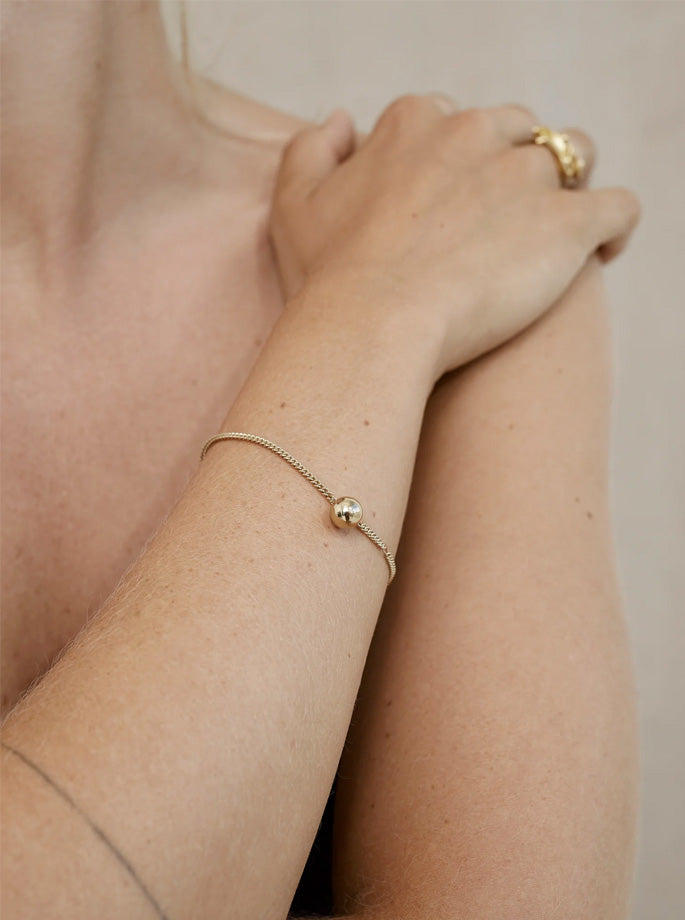 Trine Tuxen - Bullet Armbånd forgyldt sterlingsølv