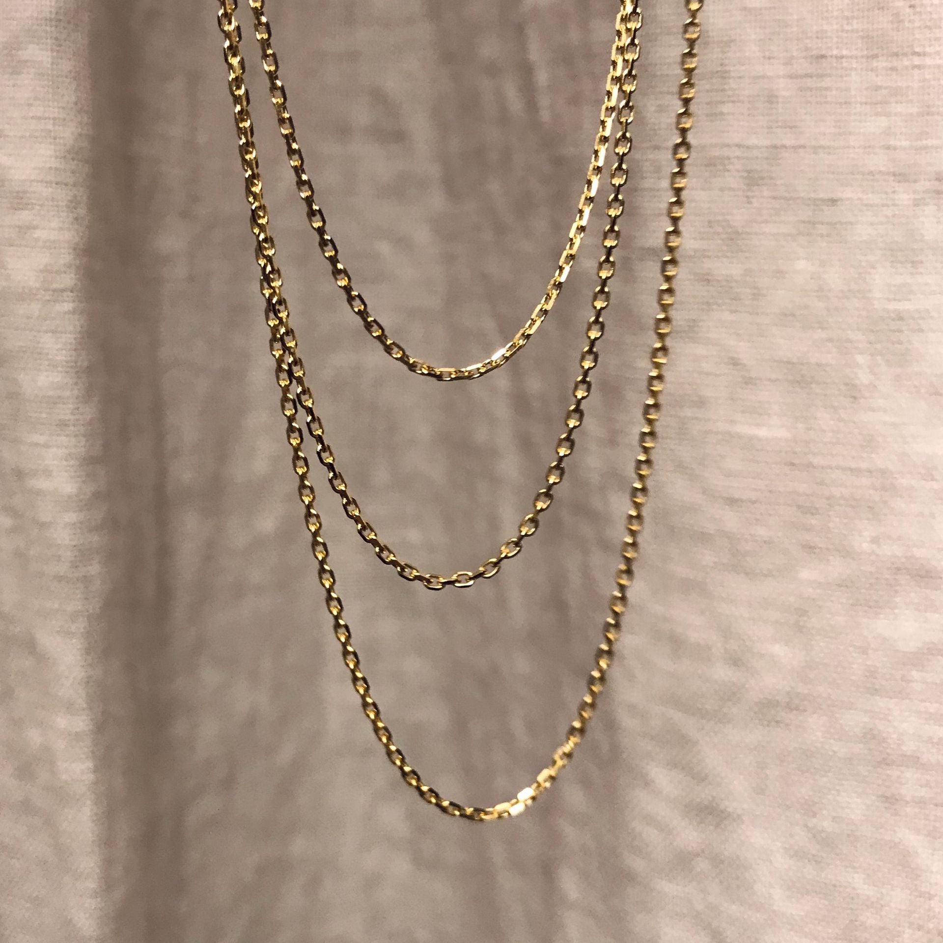 Nordenstam - Halskæde 8kt Guld 50cm - ES Webshop