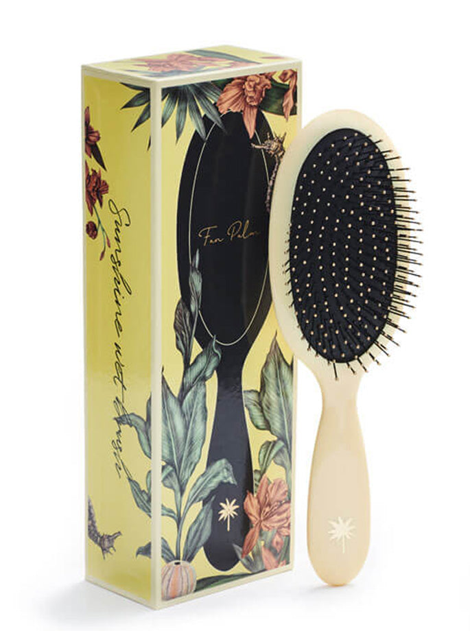 Fan Palm - Medium Wet Brush Sunshine - blanding af vildsvinehår og nylon - ES Webshop