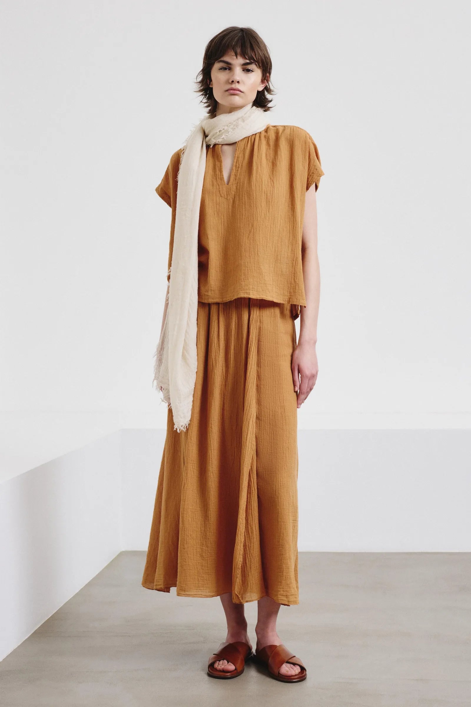 Pomandere - 9491 Skjorte Apricot