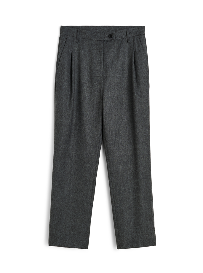 Aiayu - Balder Bukser Fine Wool Dark Grey