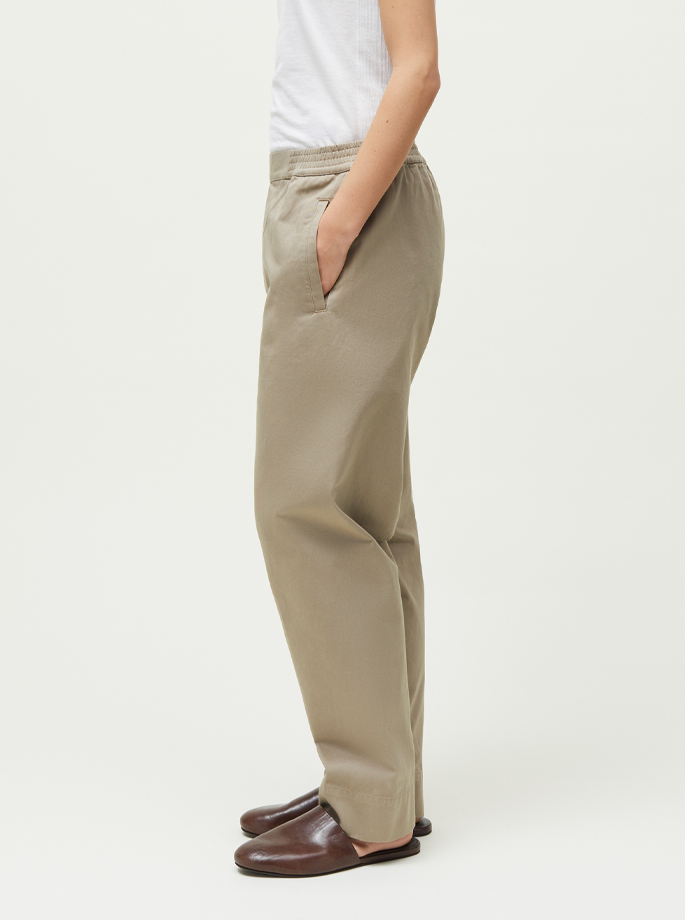 Aiayu - Coco Bukser Twill Light Vintage Army