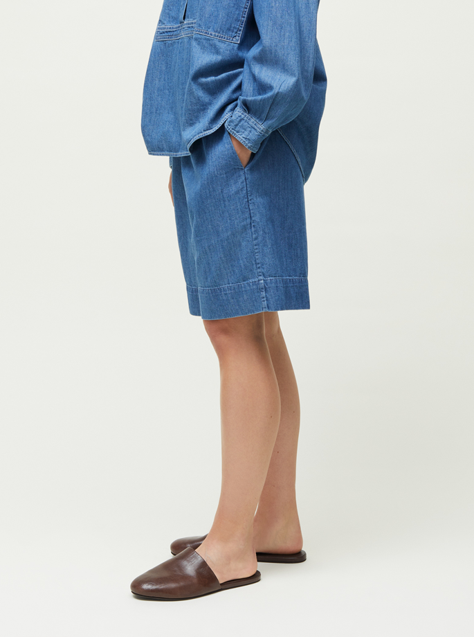 Aiayu - Shorts Long Denim Iceberg