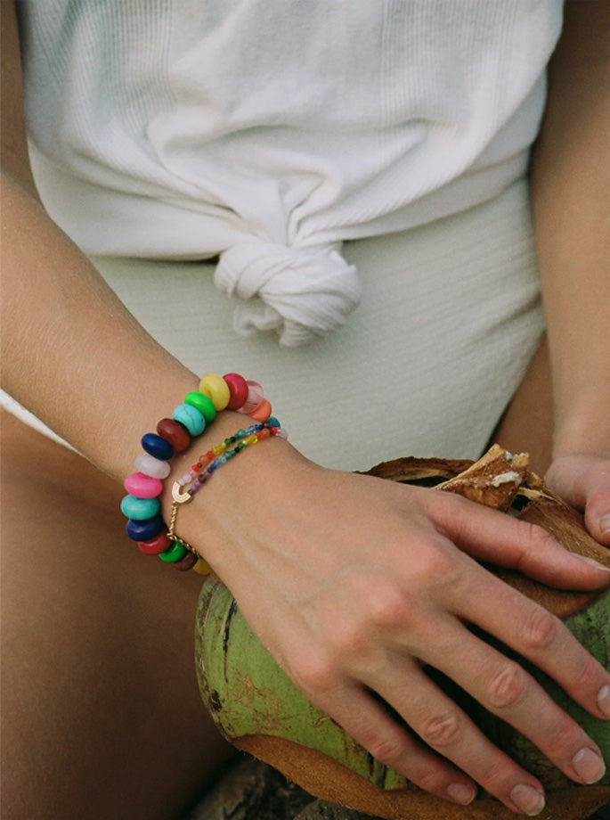 Anni Lu - Double Rainbow Bracelet Gold