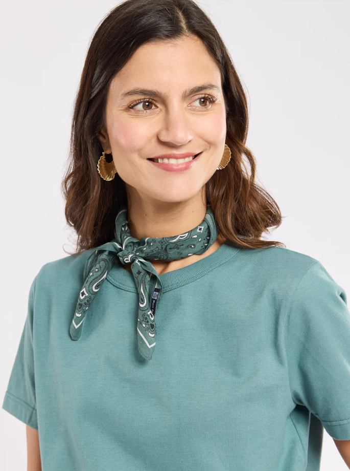 Armor Lux -  T-Shirt Silver Pine Green