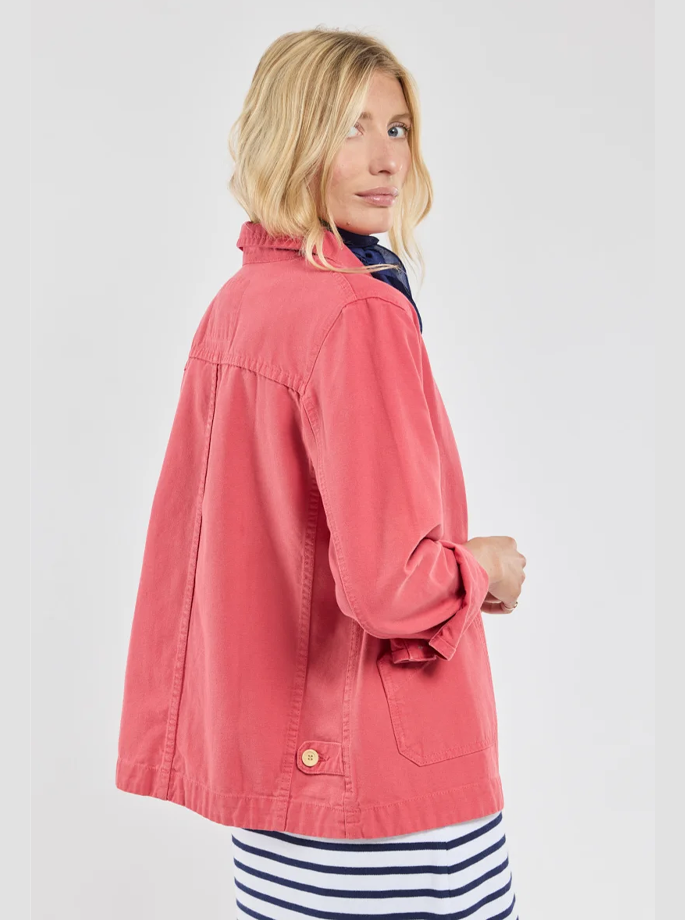 Armor Lux - Fisherman Heritage Jakke Garnet Rose