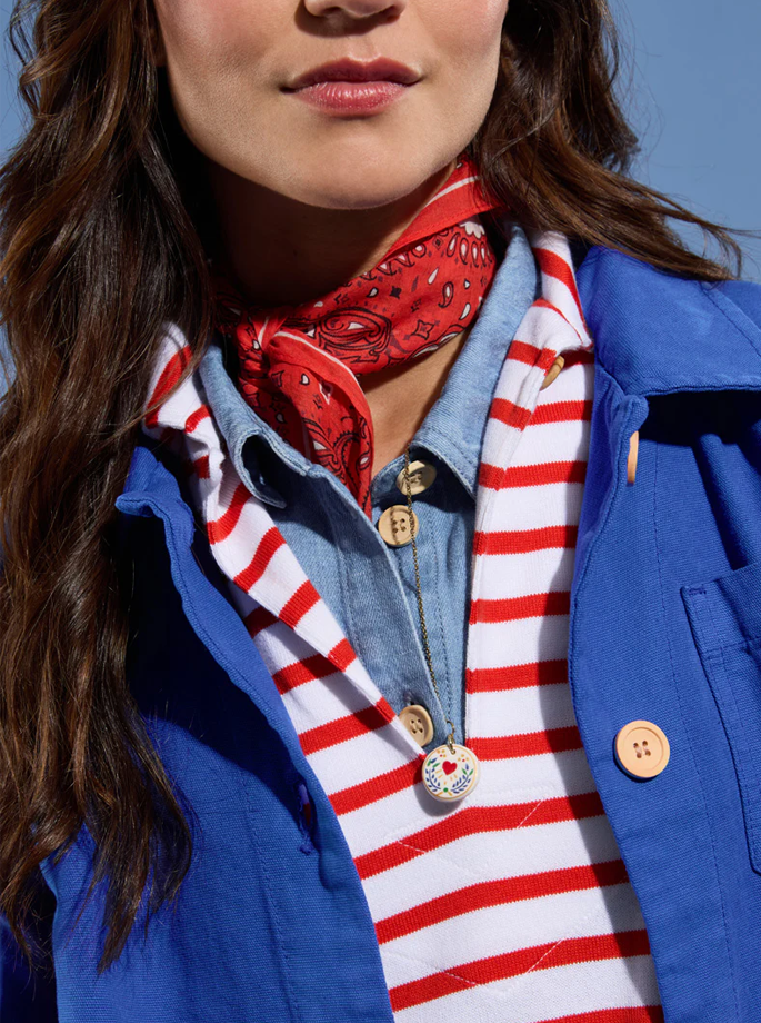 Armor Lux - Fisherman Jakke Mazarine Mid Blue