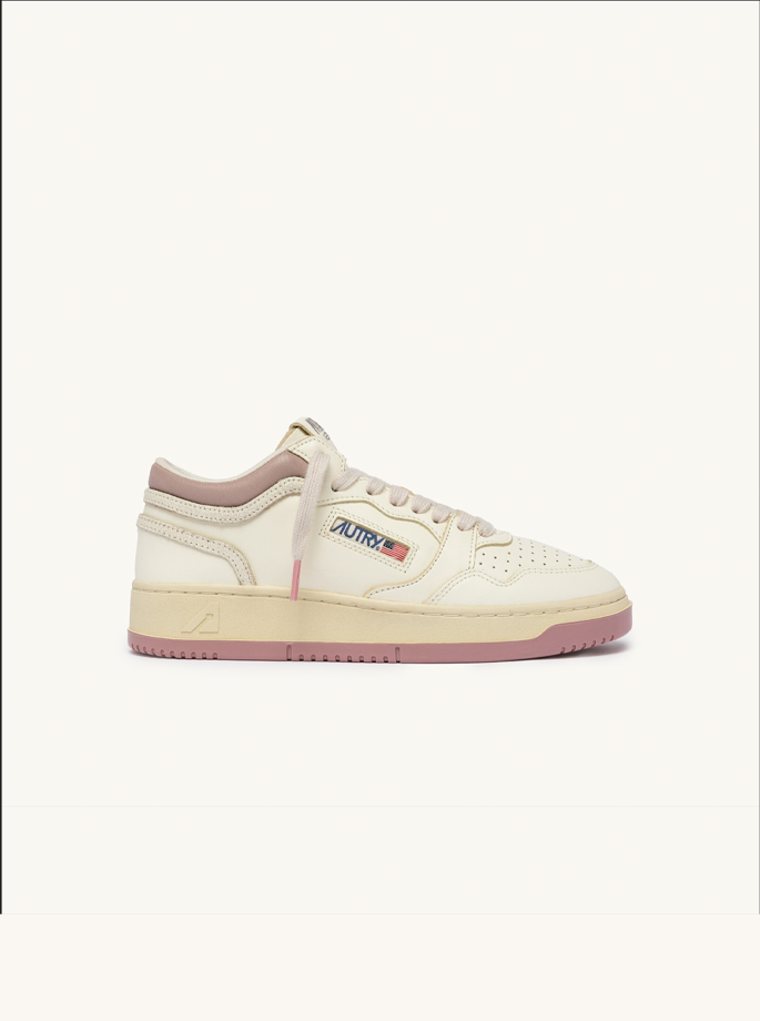 Autry - Med-Way Sneaker hvid med rosa