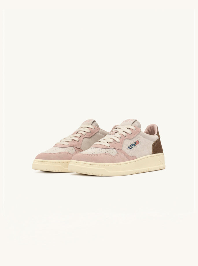 Autry - TS04 Medalist Low Sneakers Grå Powder & Ebony Suede