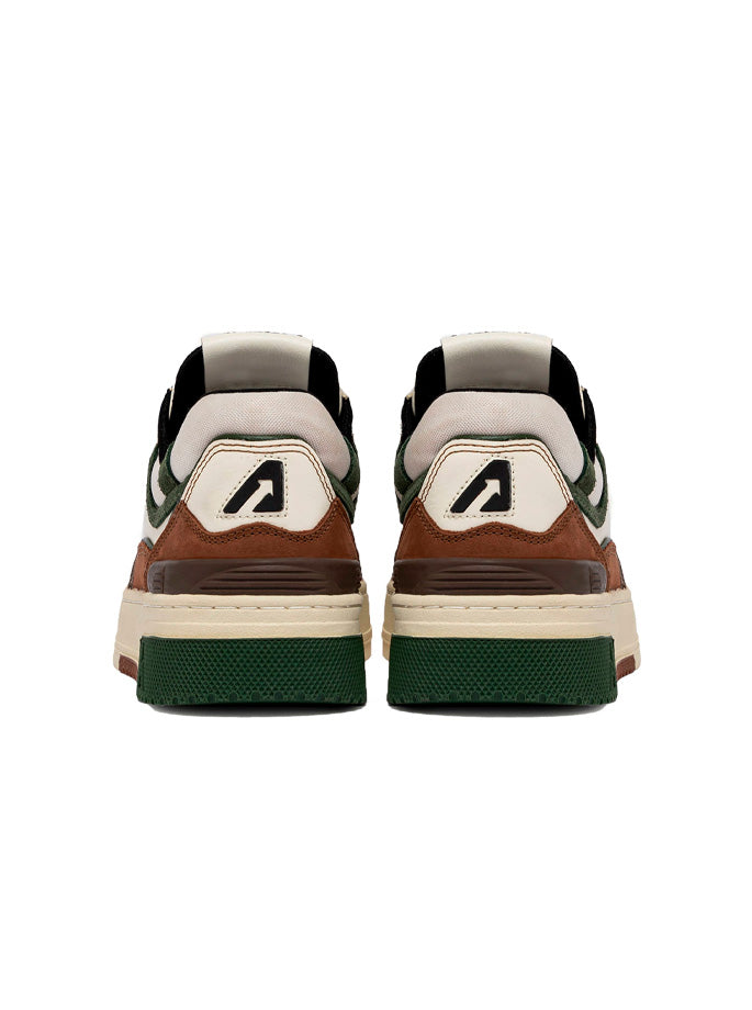 Autry Sneakers - CLC Low Sneakers Ebony/Military Green Suede