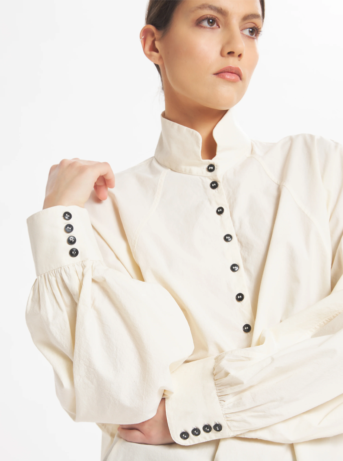 Barena Venezia - Camicia Cristal Tendon Bluse Ecru