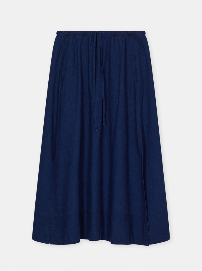 Closed - Gathered Nederdel Dark Blue