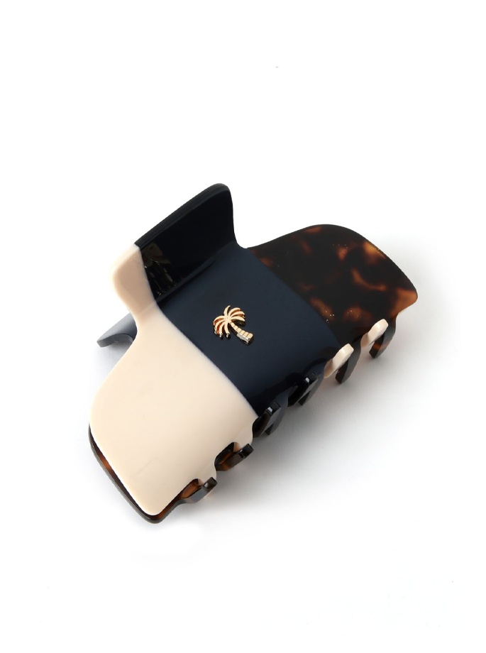 Fan Palm - Hårklemme Indigo Blaze