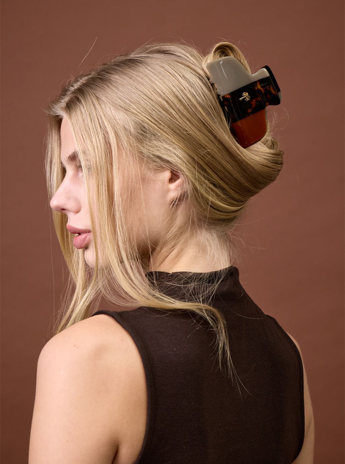 Fan Palm - Hårklemme Ombre Tortoise