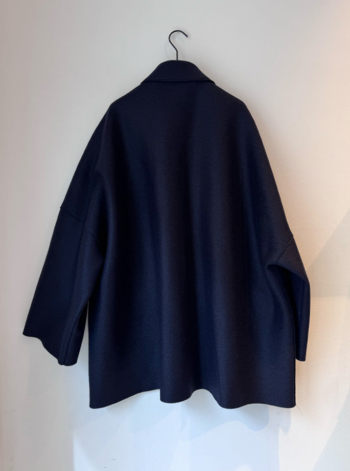 Harris Wharf - Country Cape Jakke Navy Blue