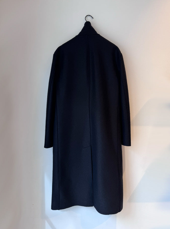 Harris Wharf - Dropped Shoulder Chester Frakke Pressed Wool Sort