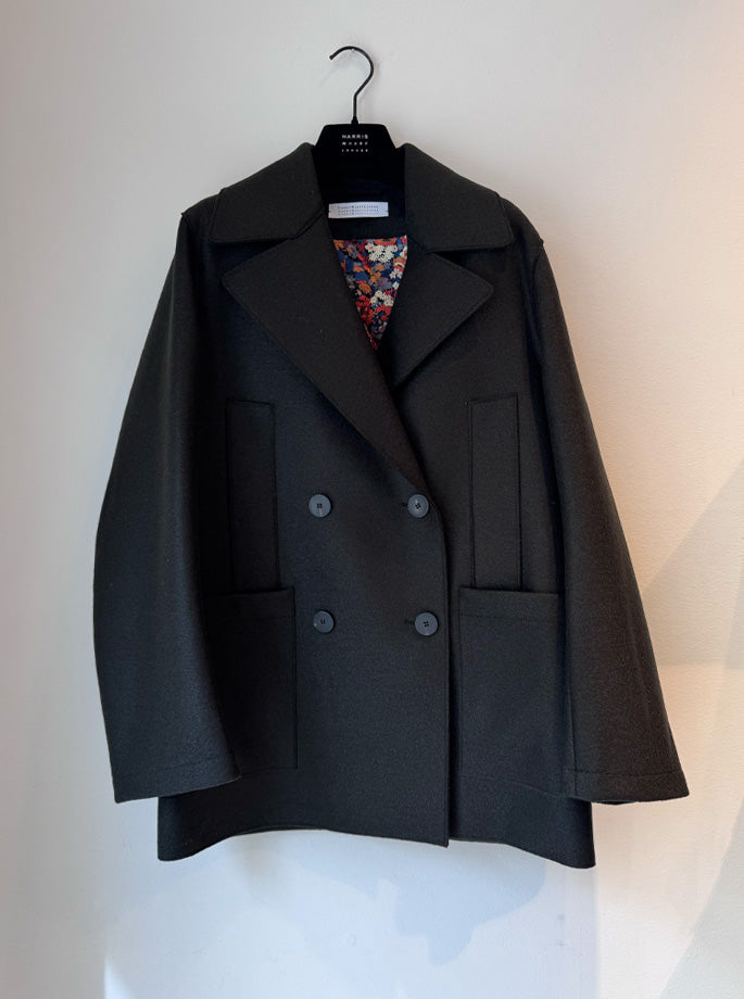 Harris Wharf - Oversized Sailor Jakke Dark Khaki