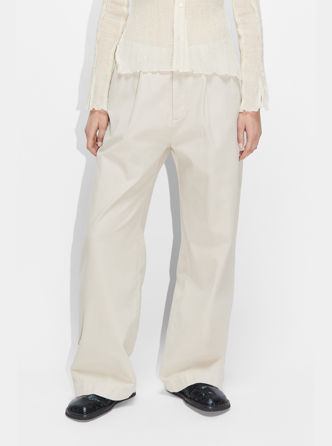 Hope - Novel Trousers Light Beige - Organic Fashion - ES Webshop