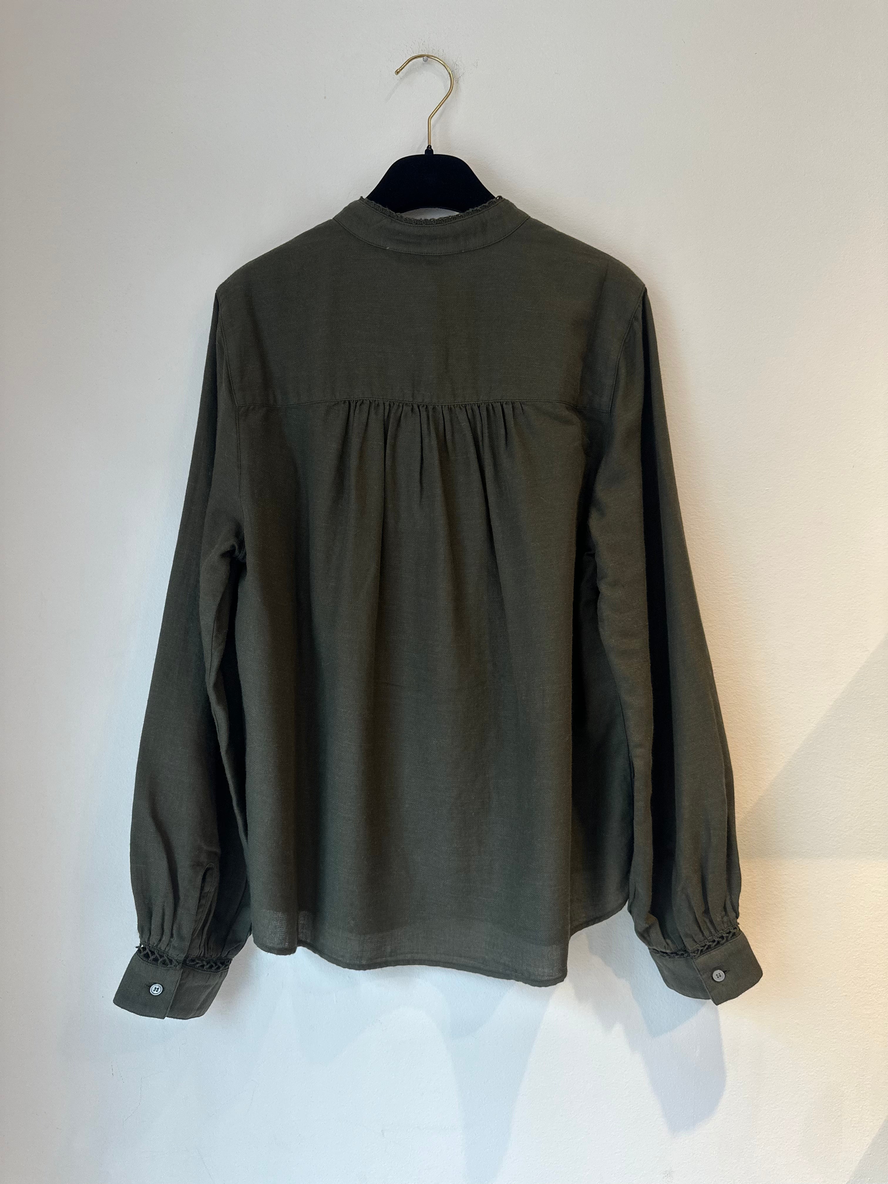 Pomandere - 9508p Skjorte forest green