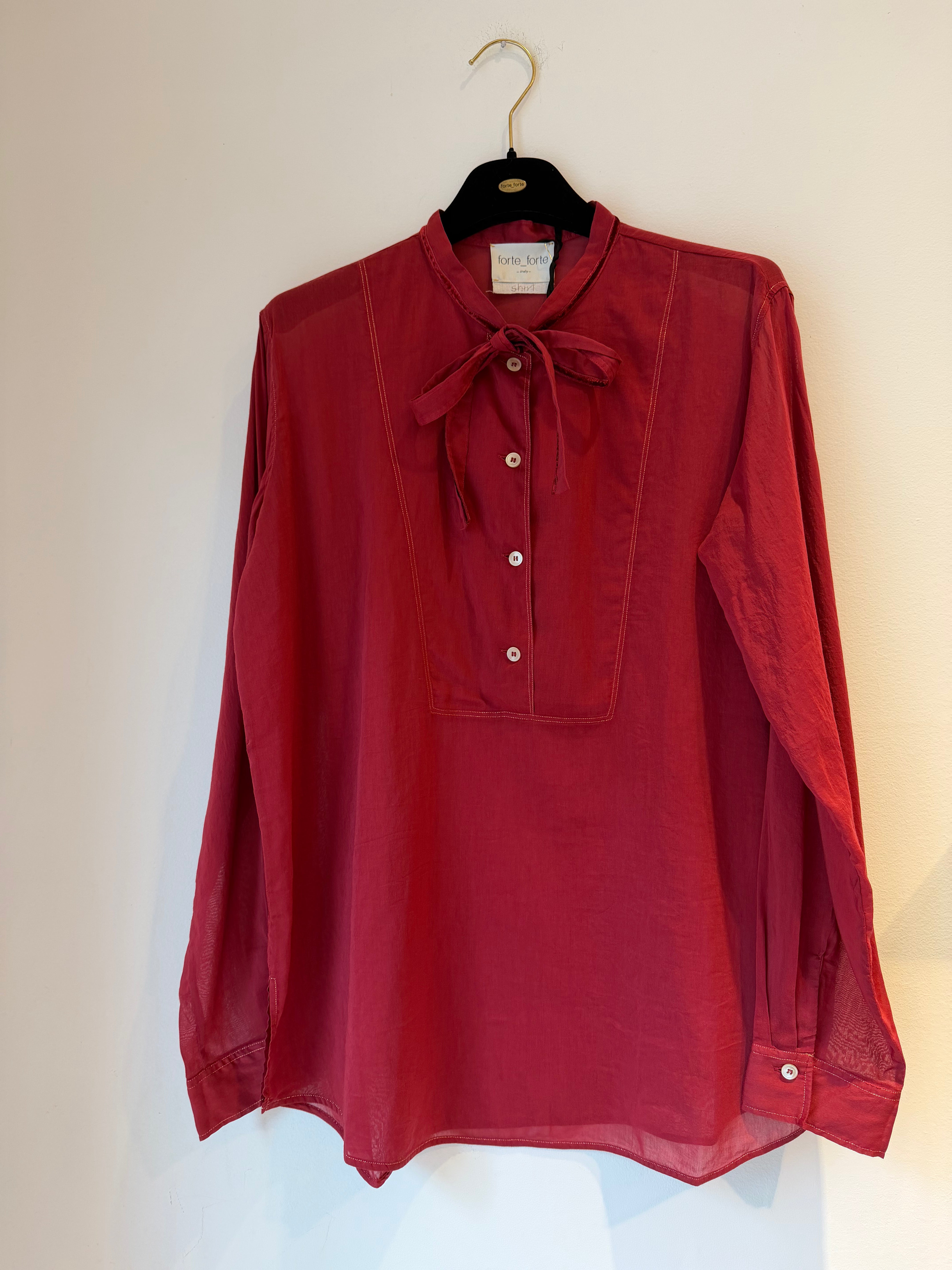 Forte Forte - My Shirt Bohemian pomegranate