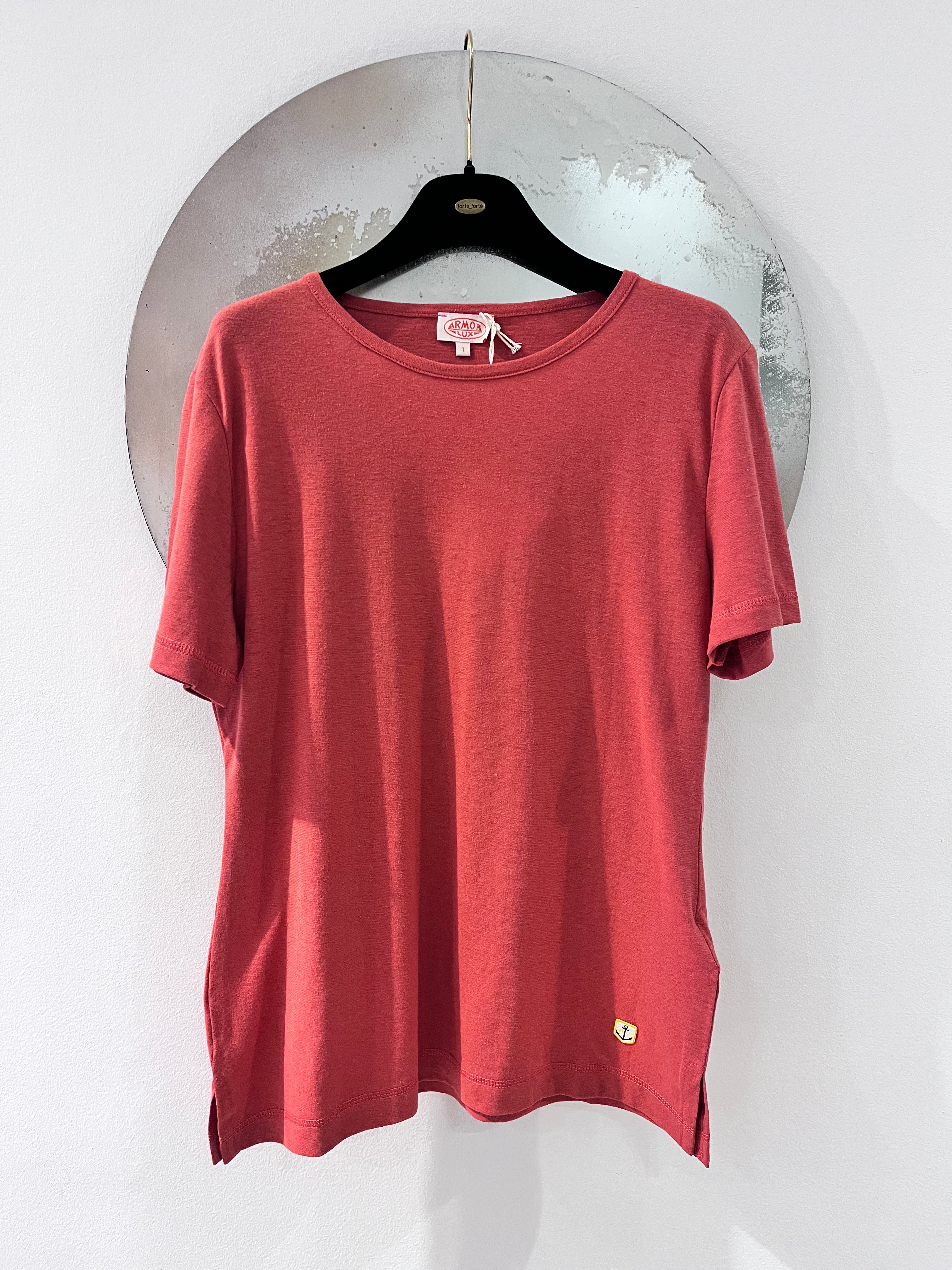 Armor Lux - Heritage T-Shirt Pink Garnet