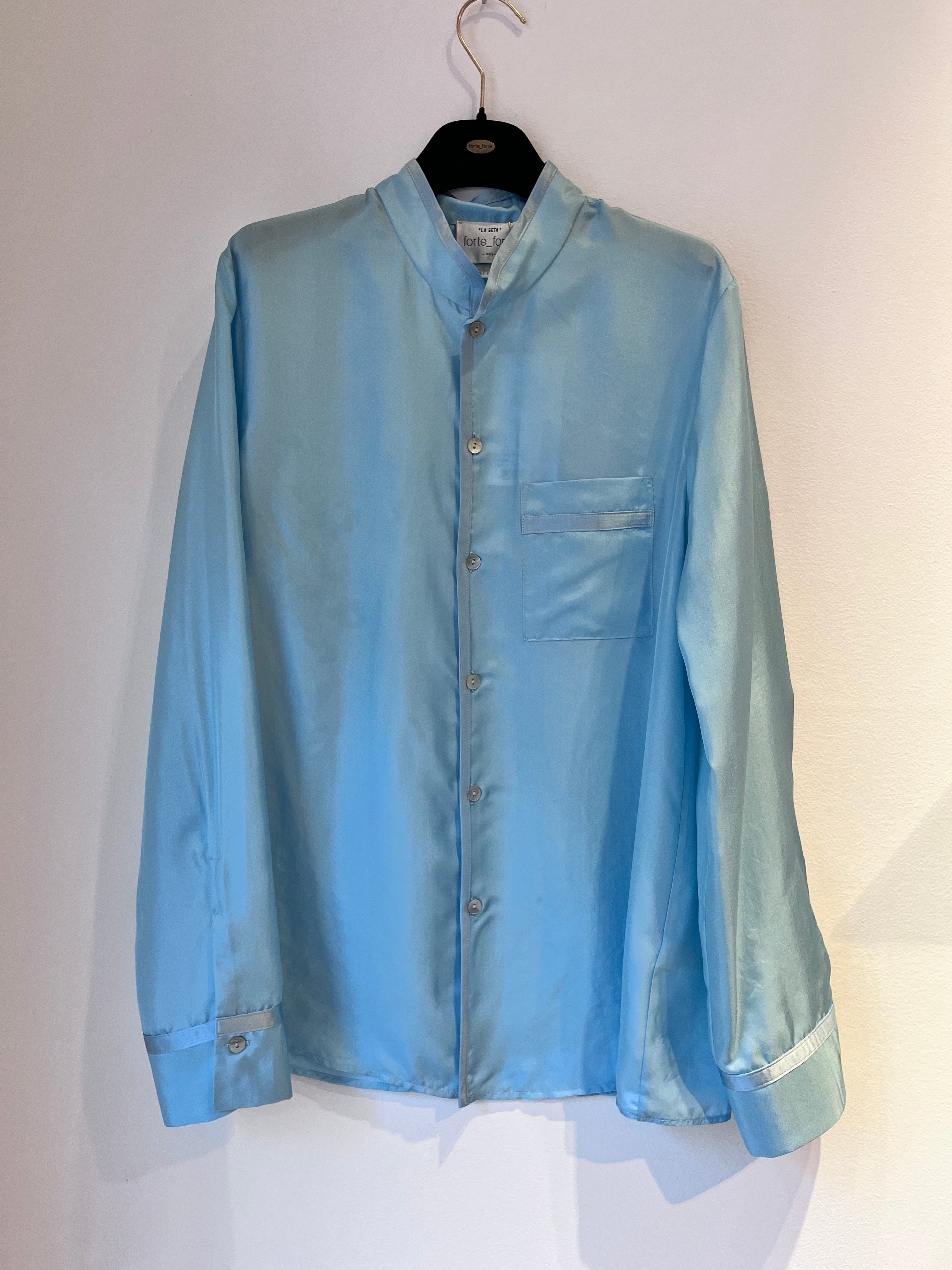 Forte Forte - Silk Shirt Acqua