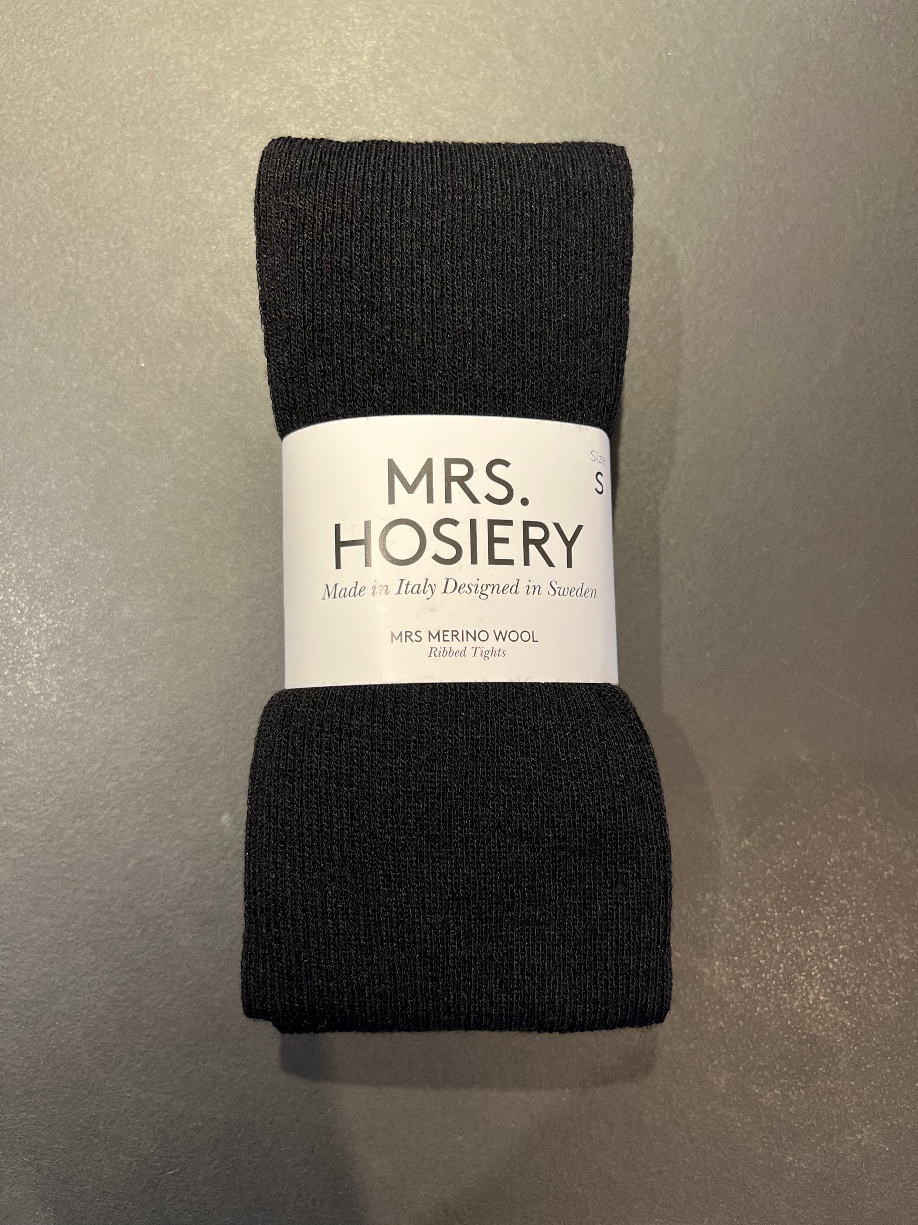 Mrs Hosiery -merino tights sort