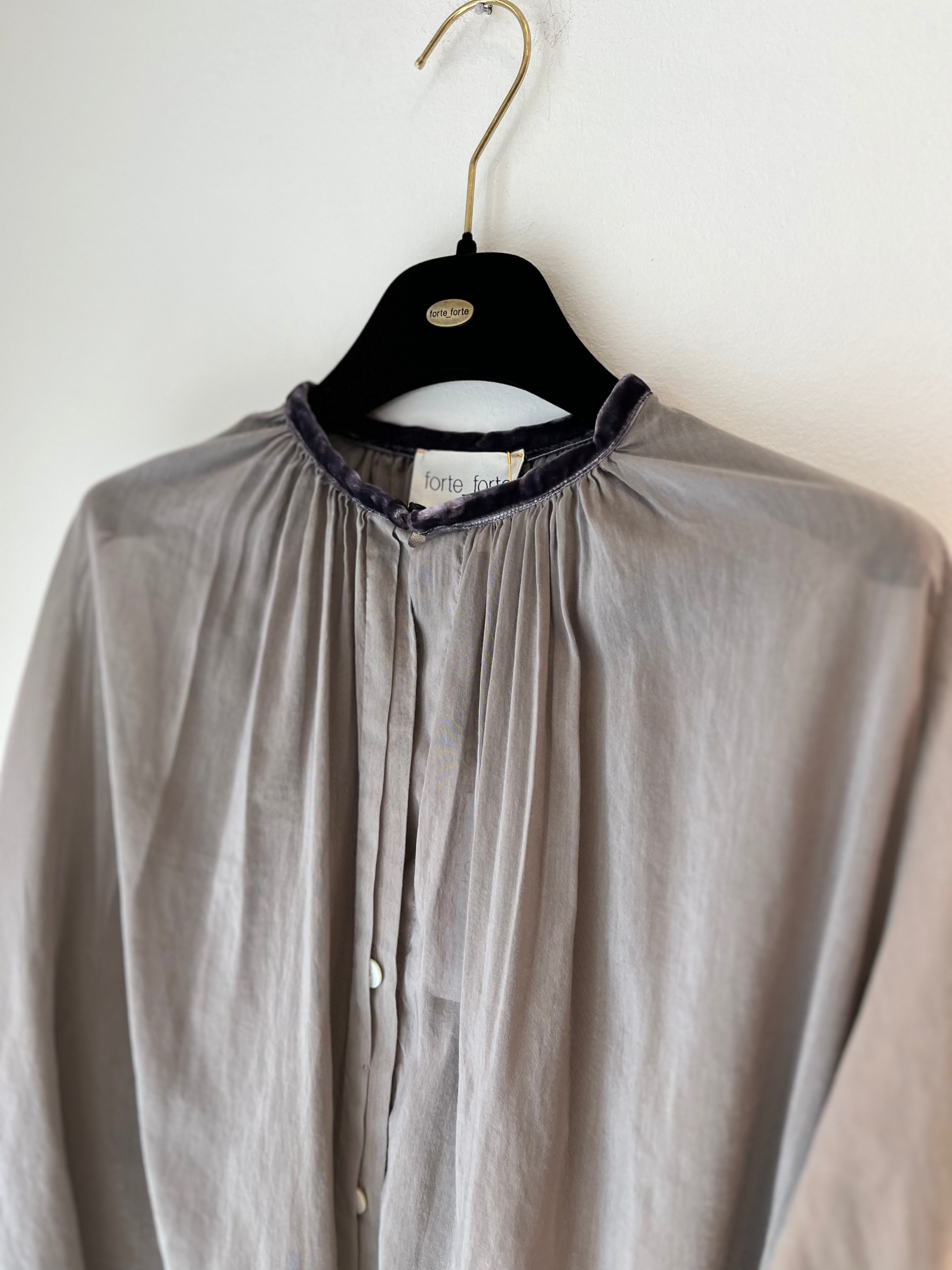 Forte Forte - My Shirt Voile Bohemian Stone