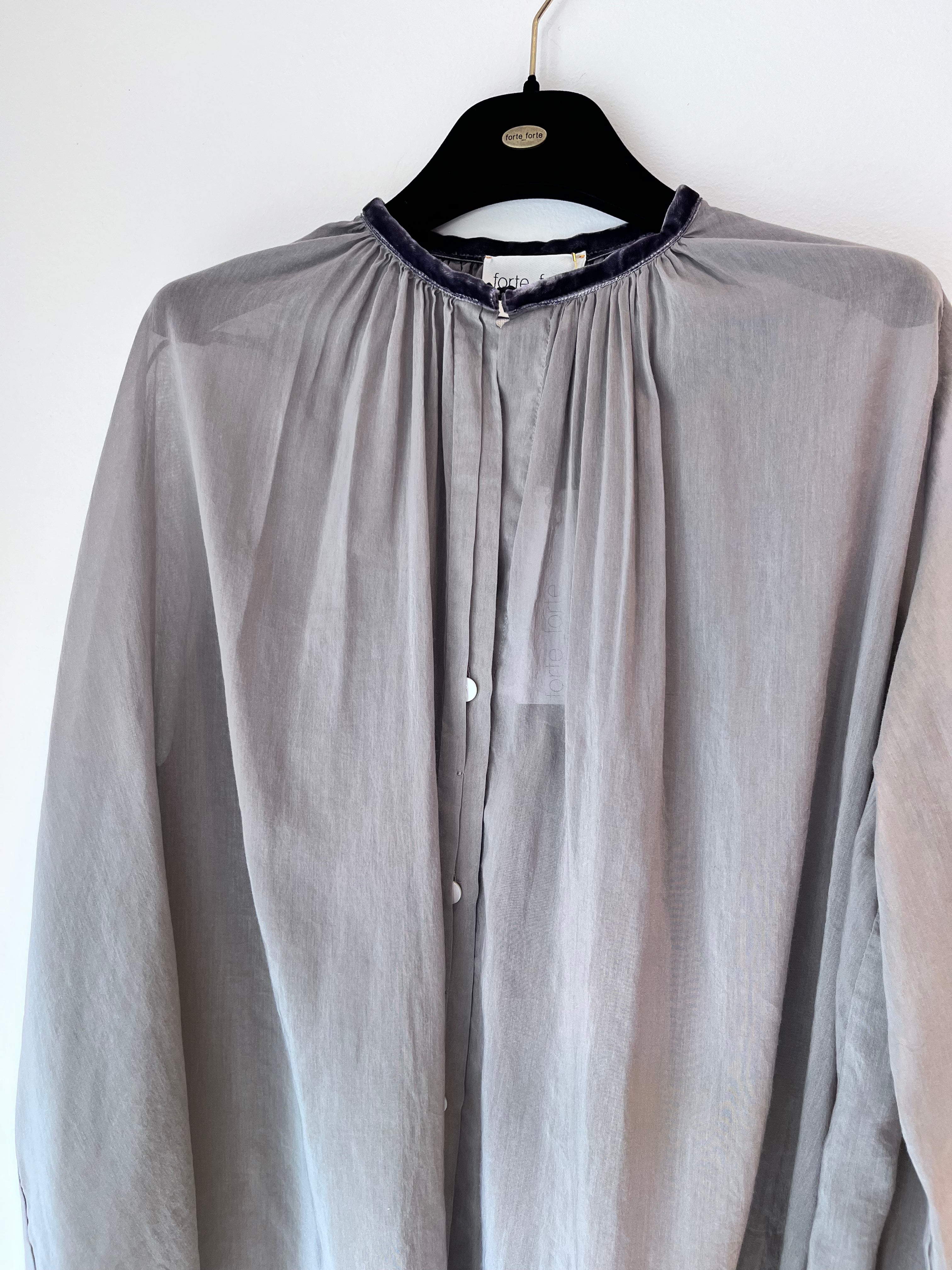 Forte Forte - My Shirt Voile Bohemian Stone