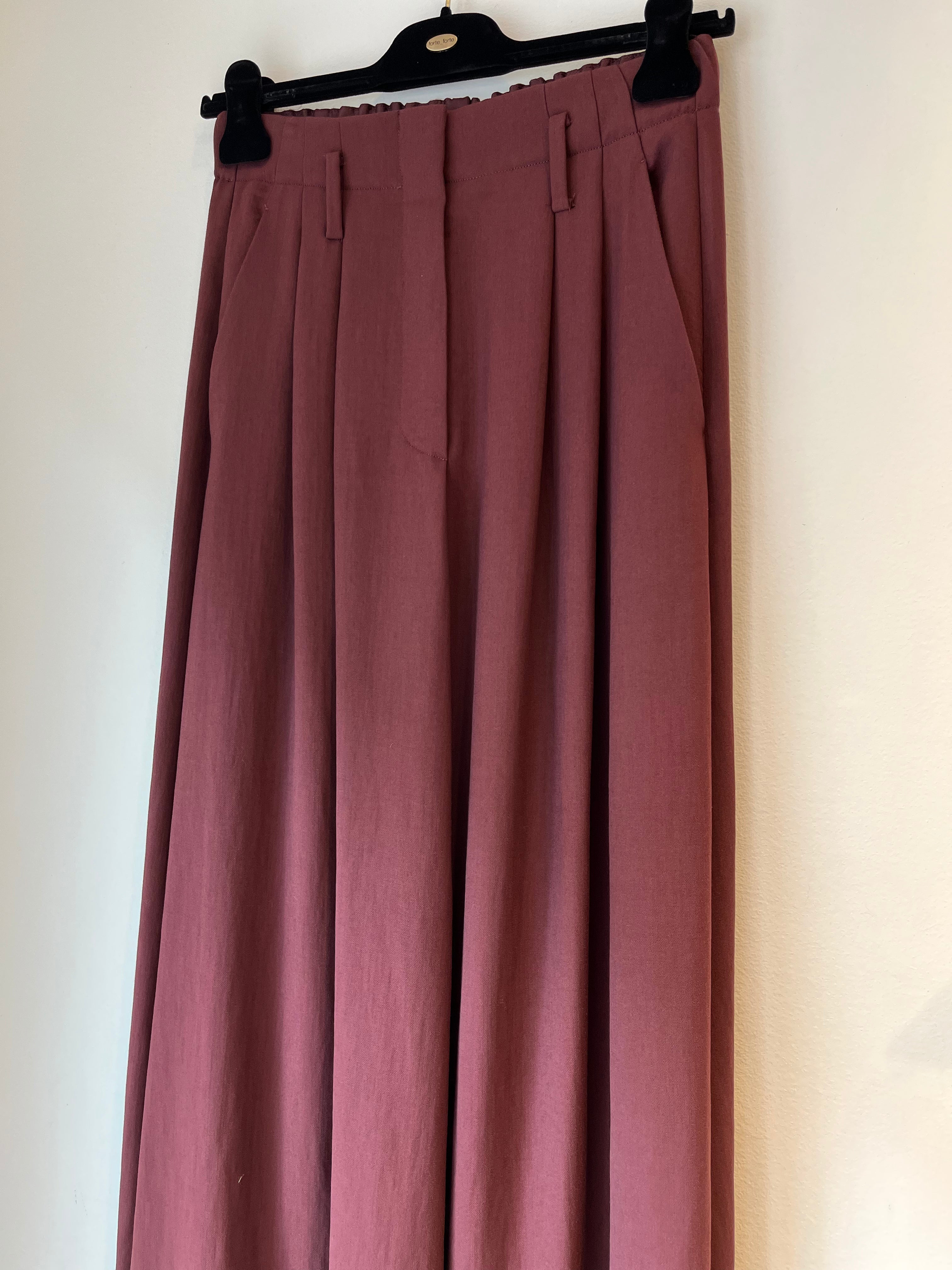 Forte Forte - My Skirt Midi Bordeaux