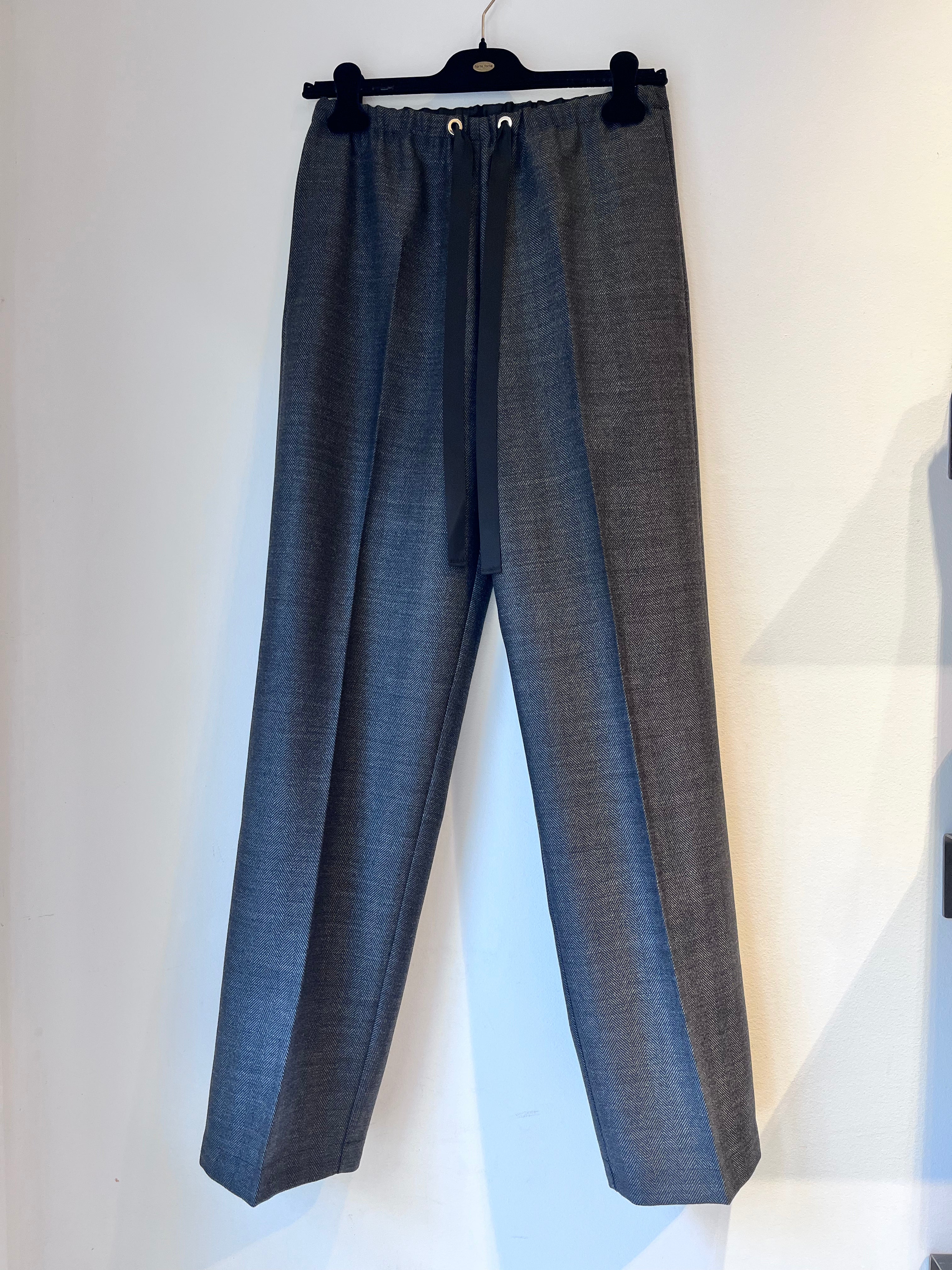 Forte Forte - My Pants Harringbone Antracite